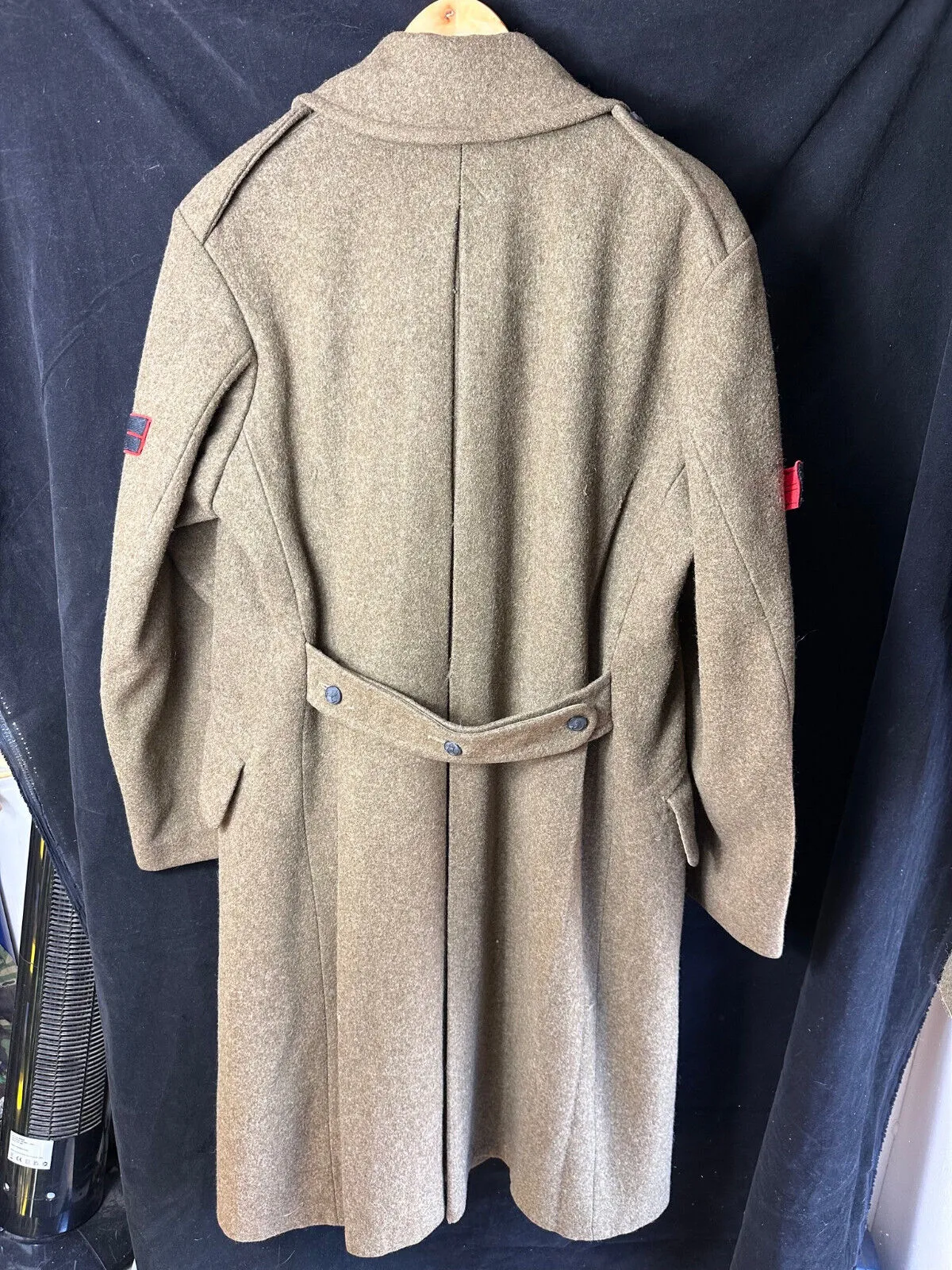 Original WW2 British Army Soldiers Greatcoat - US MADE - 1943 Dated Lend Lease