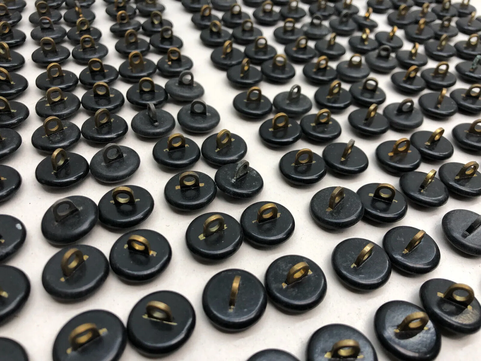 Original WW2 Kings Crown Civil Defence Uniform Buttons - Epaulettes Pocket Cuff