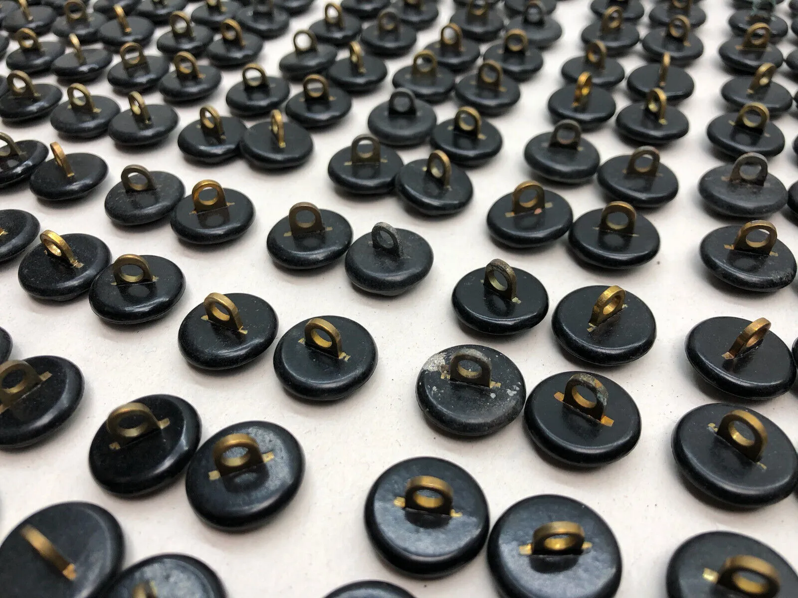Original WW2 Kings Crown Civil Defence Uniform Buttons - Epaulettes Pocket Cuff