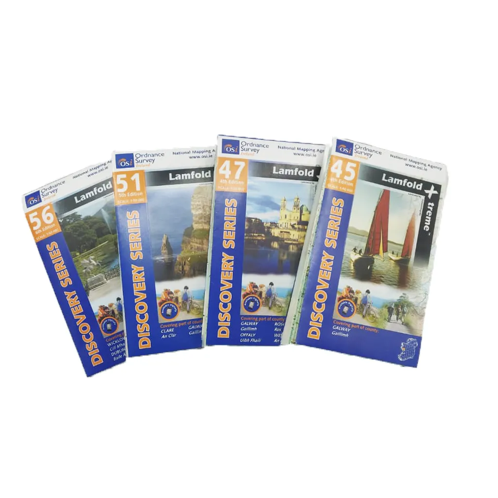 OSI 1:50,000 Laminated Discovery Series Map 2nd Edition