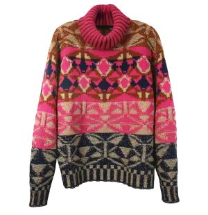 OSTIA TURTLE NECK CHUNKY SWEATER