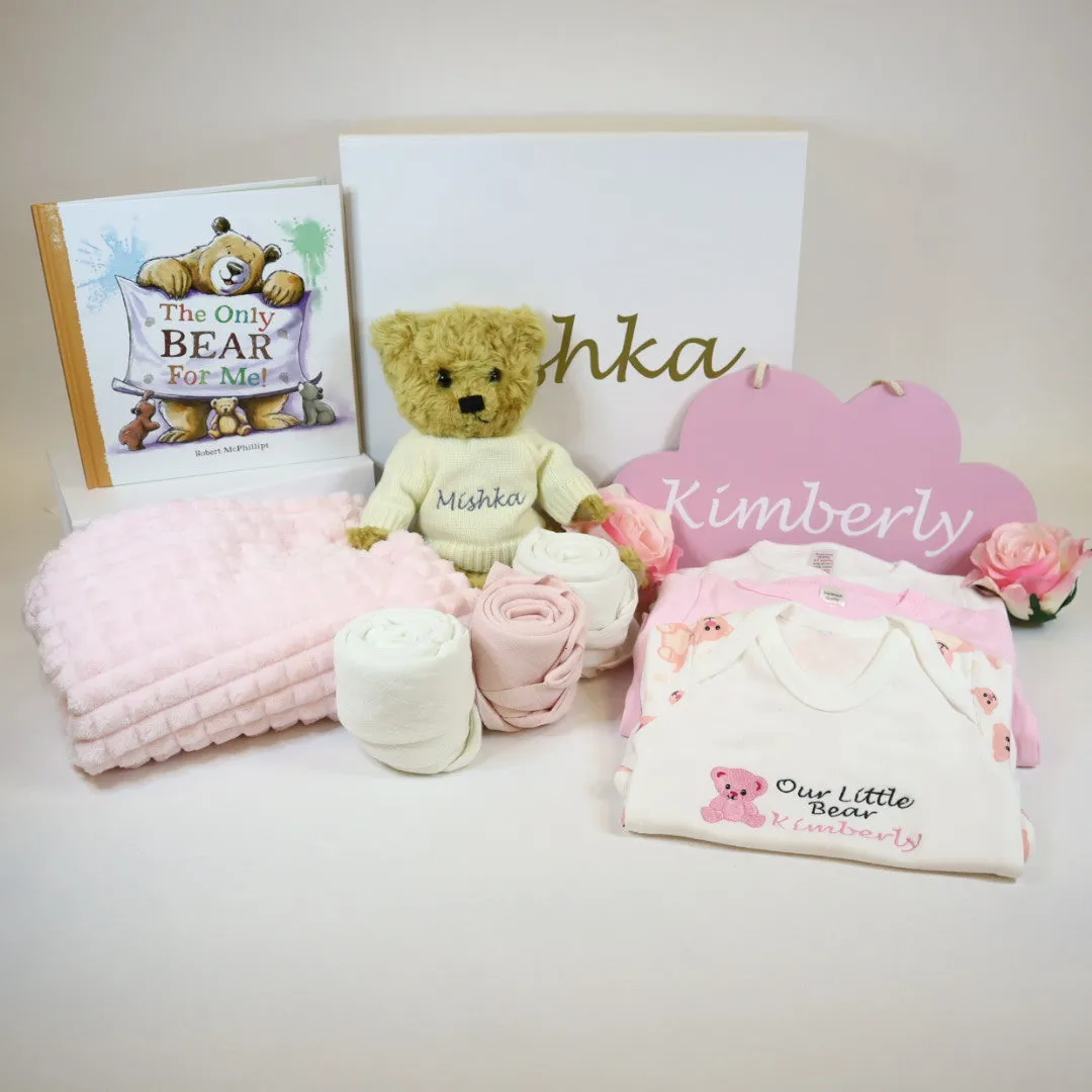 Our Little Bear Luxury Baby Gift Hamper – Pink