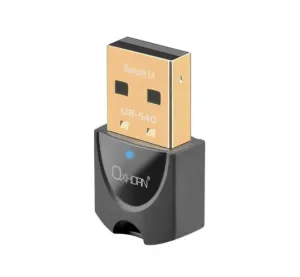 Oxhorn Bluetooth 5.4 V5.4 USB Wireless Dongle Support Bluetooth speakers, printers, headphones, headsets, keyboards, mice Support: Win7/8/10/11 Black