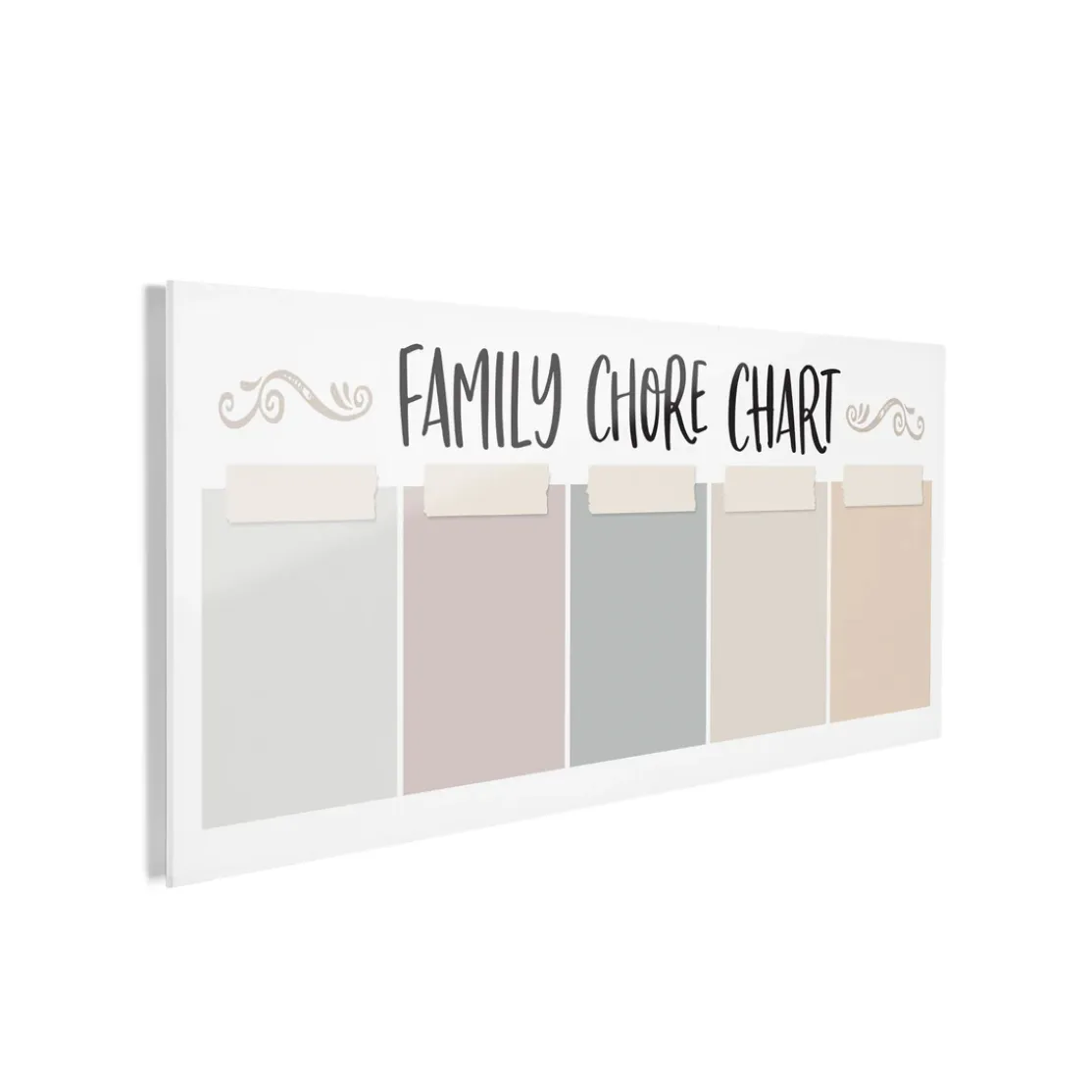 P. Graham Dunn Family Chore Chart Dry Erase Marker Board