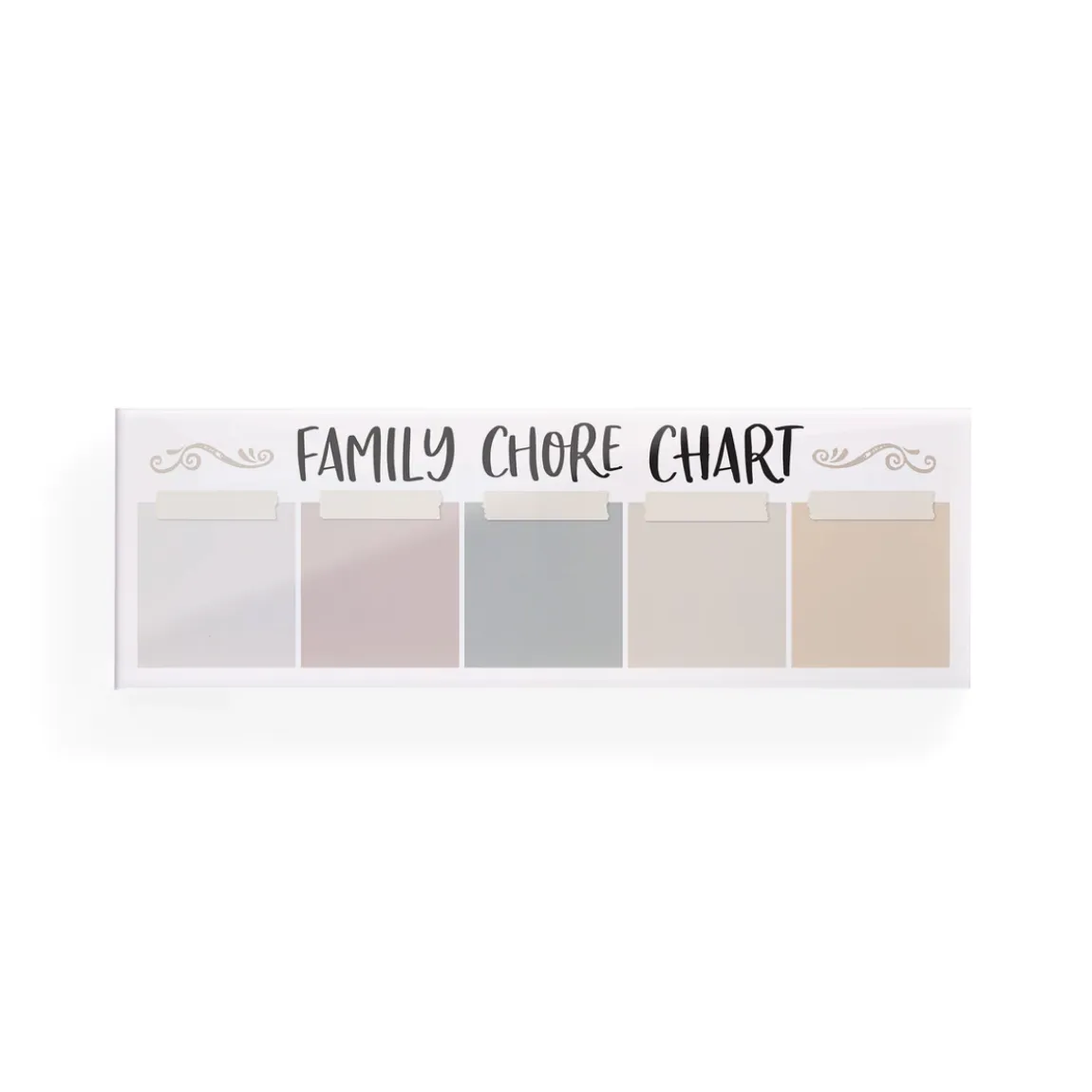 P. Graham Dunn Family Chore Chart Dry Erase Marker Board
