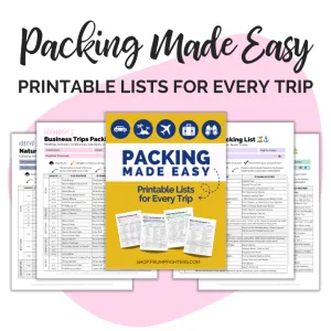 Packing Made Easy: Printable Lists for Every Trip