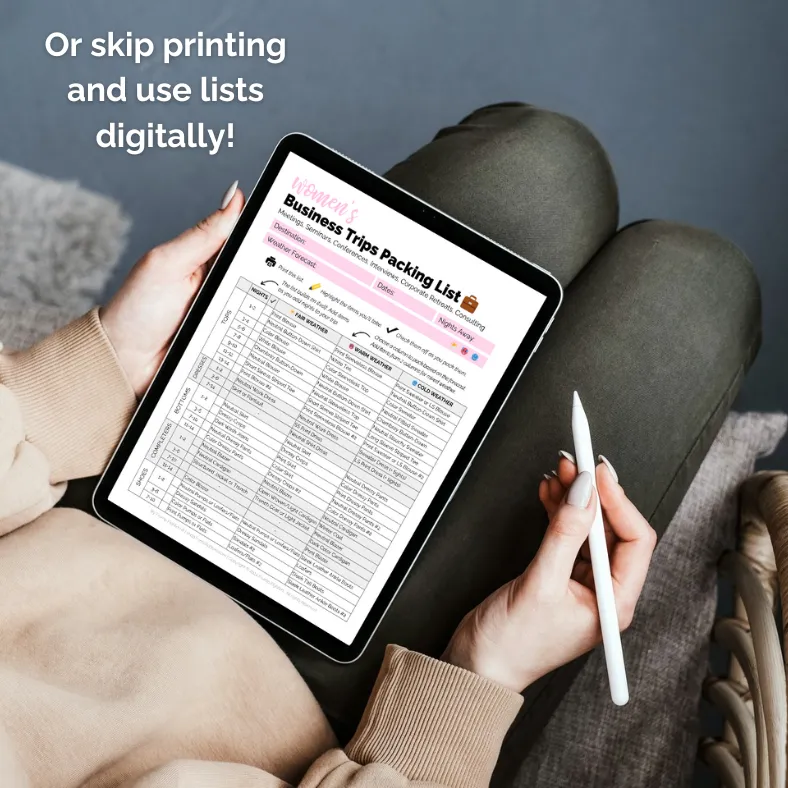 Packing Made Easy: Printable Lists for Every Trip