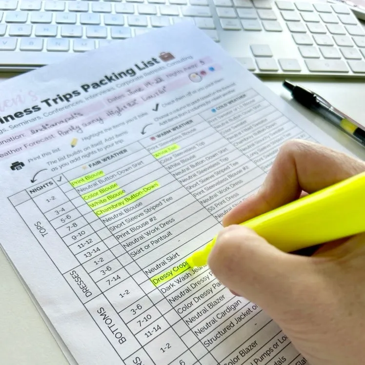 Packing Made Easy: Printable Lists for Every Trip