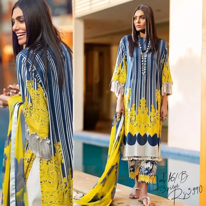 Pakistani Eid Lawn Dress for Women #M0067