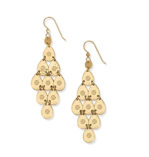 Palm Canyon Teardrop Gold French Wire Earring