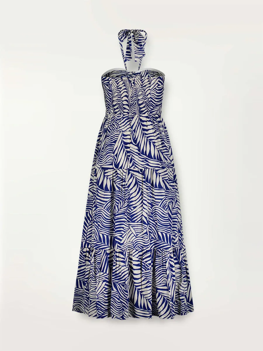Palm Leaf Cutout Dress