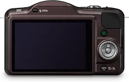 Panasonic Lumix DMC-GF3 Digital Camera with 14mm Lens (Brown)
