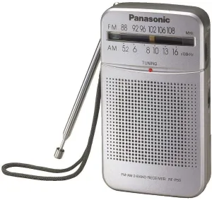 Panasonic RF-P50 Pocket AM/FM Radio, Silver