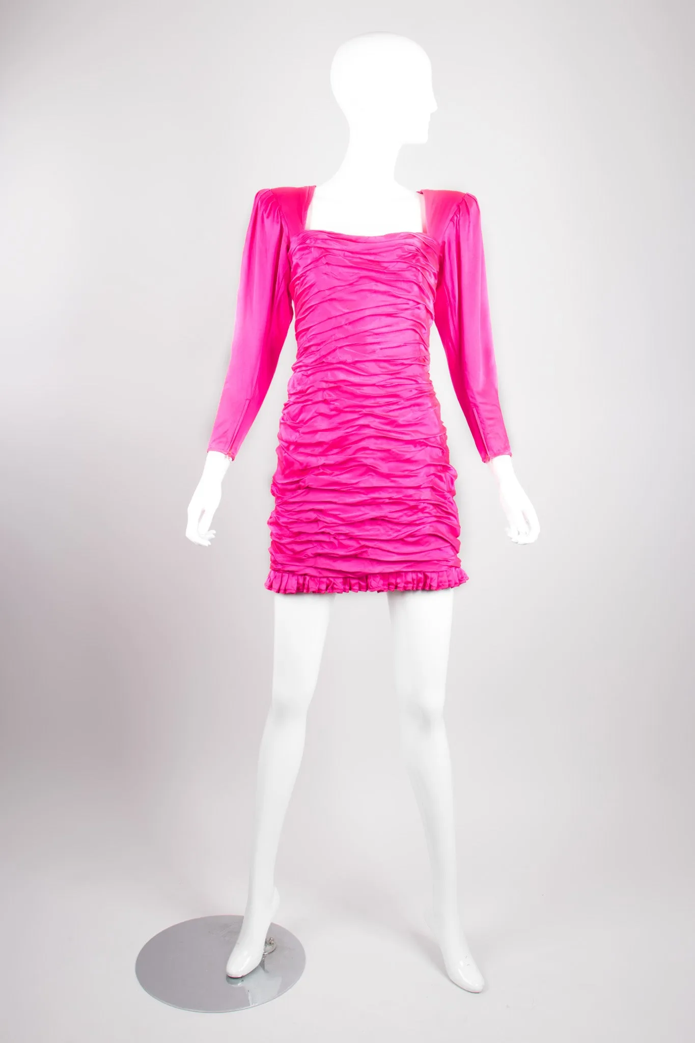 Parallèle Gathered Mini Dress