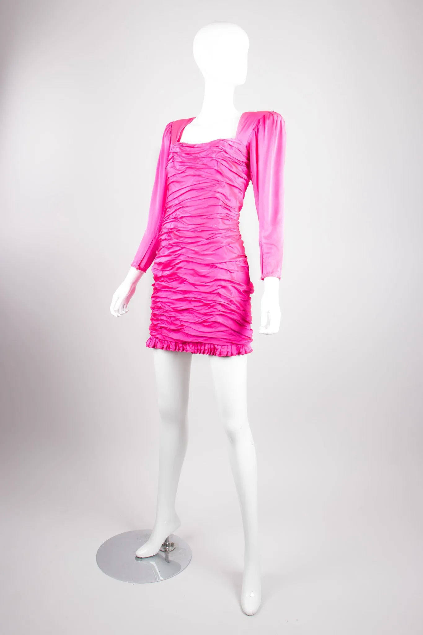 Parallèle Gathered Mini Dress
