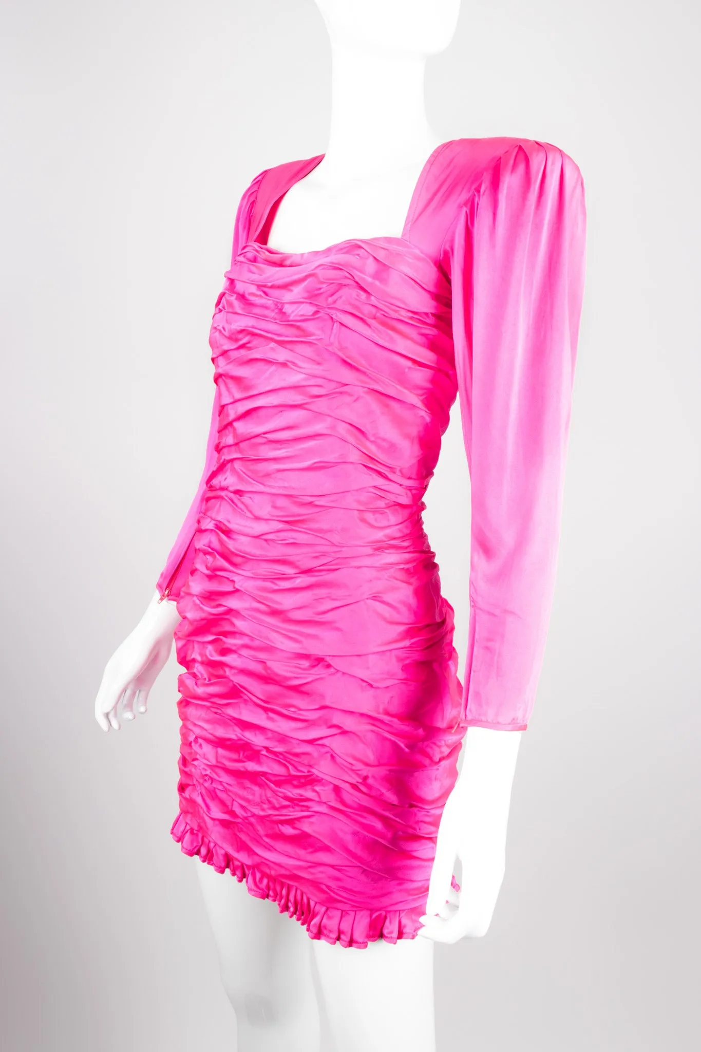 Parallèle Gathered Mini Dress