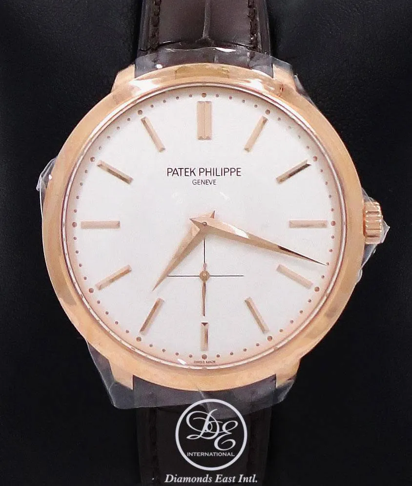 Patek Philippe Calatrava 5123R-001 18K Rose Gold Watch Box Papers Mint Condition