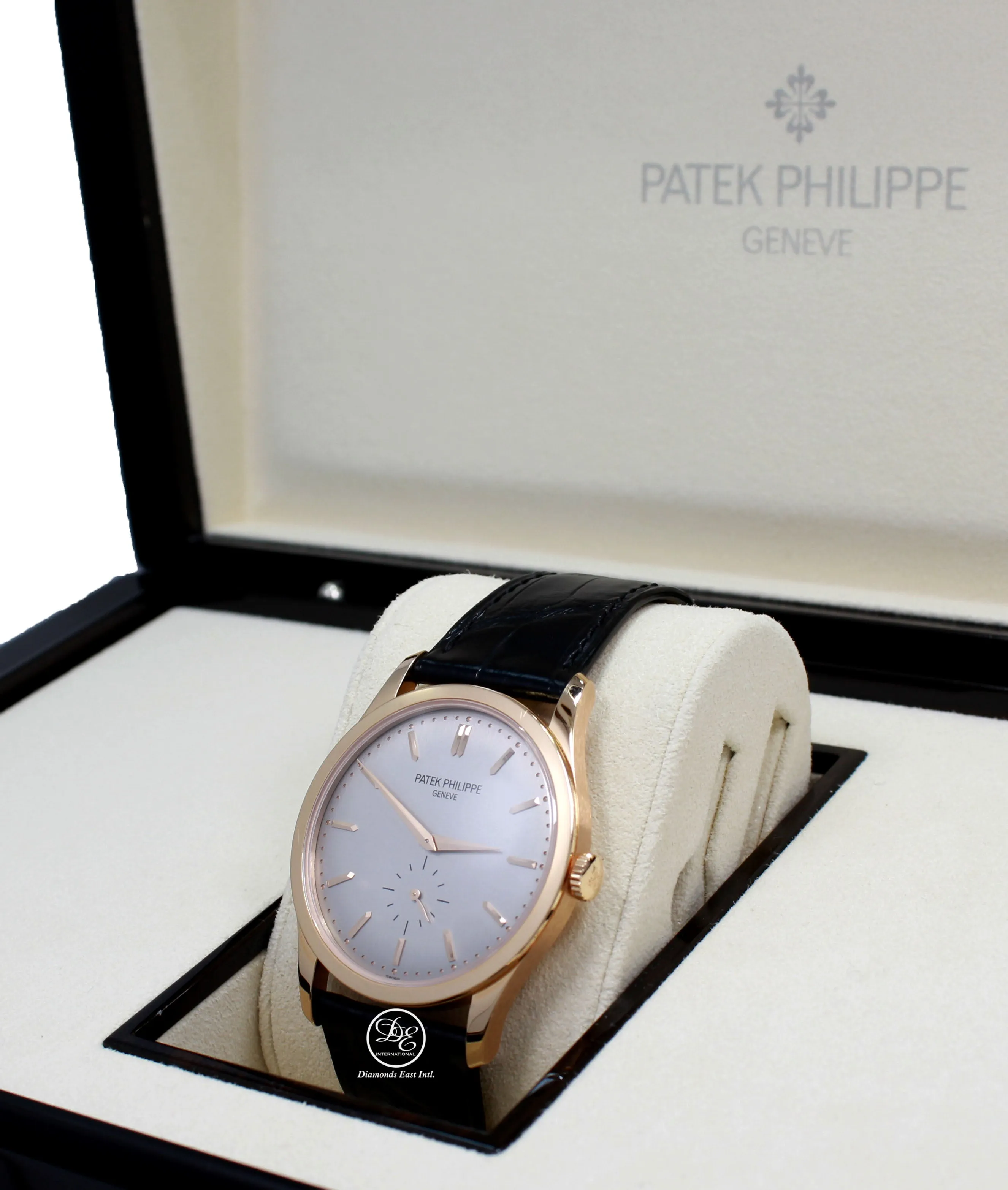 Patek Philippe Calatrava 5196R 37mm 18K Rose Gold Gray Dial Manual Watch BOX/PAPERS