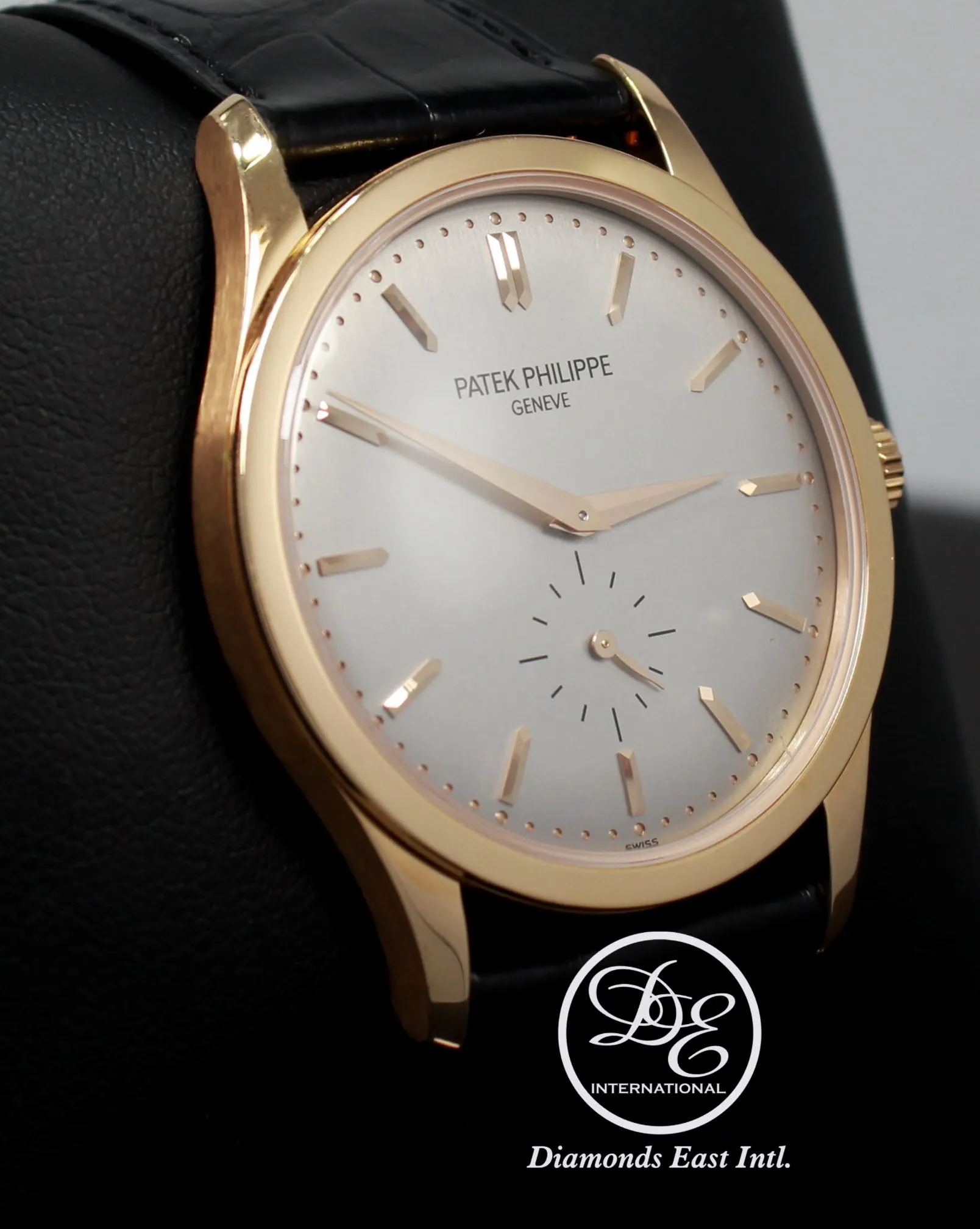 Patek Philippe Calatrava 5196R 37mm 18K Rose Gold Gray Dial Manual Watch BOX/PAPERS