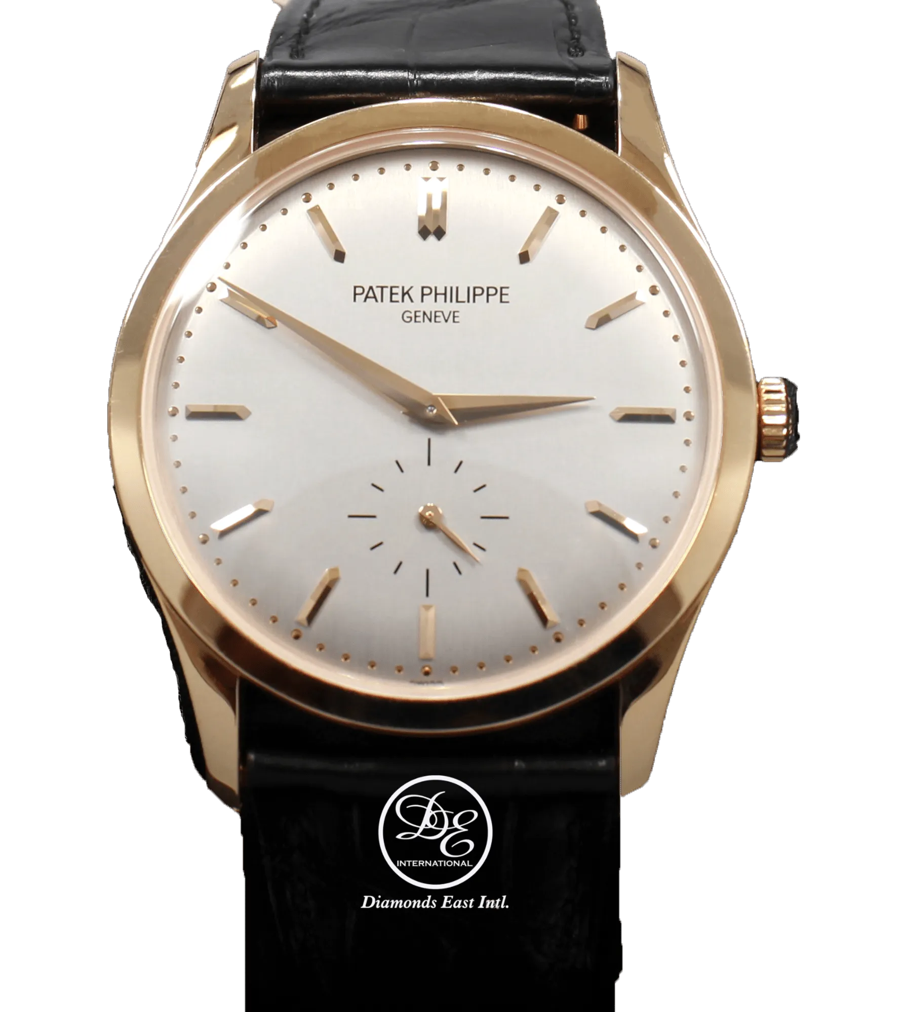 Patek Philippe Calatrava 5196R 37mm 18K Rose Gold Gray Dial Manual Watch BOX/PAPERS