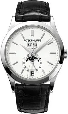 Patek Philippe - Complications Annual Calendar - White Gold - Leather - 38mm