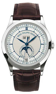 Patek Philippe - Complications Annual Calendar - White Gold - Leather - 38mm