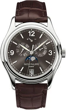 Patek Philippe - Complications Annual Calendar - White Gold - Leather - 39mm