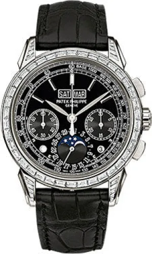 Patek Philippe - Grand Complications Perpetual Calendar Moonphase Chronograph - Diamond Bezel