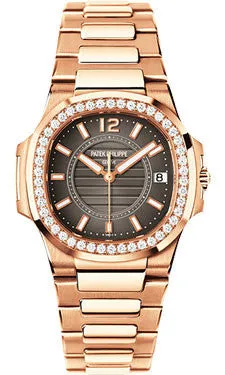 Patek Philippe - Nautilus Ladies Rose Gold - Diamond Bezel