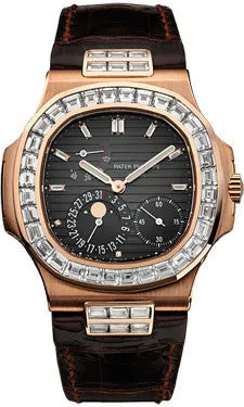 Patek Philippe - Nautilus Mens - Rose Gold - Leather
