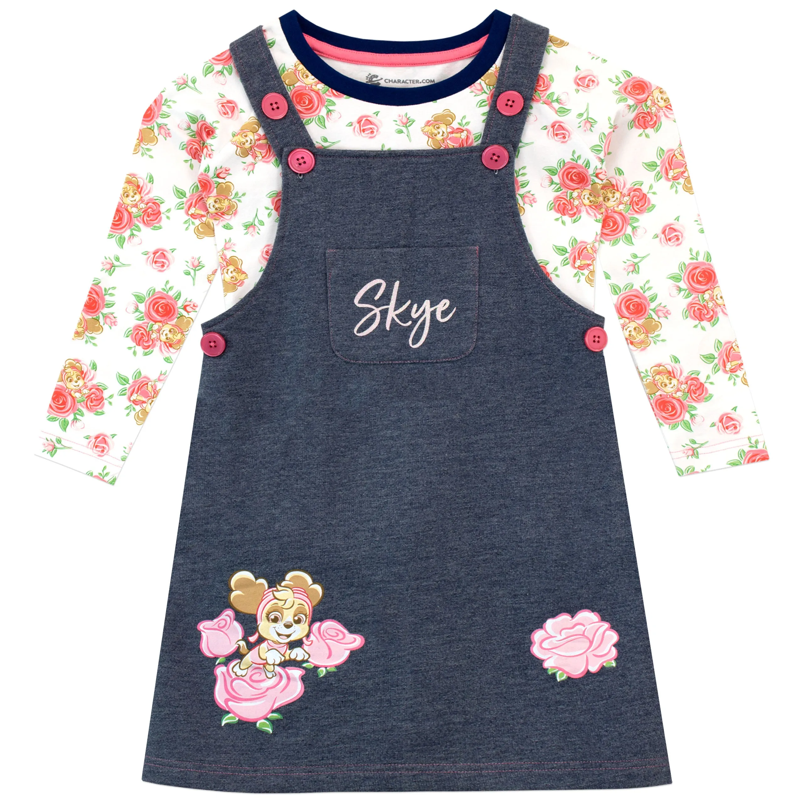Paw Patrol Pinafore Dress and Top