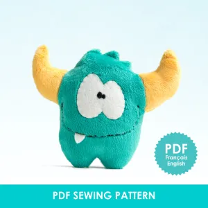 PDF Sewing Pattern - Green monster