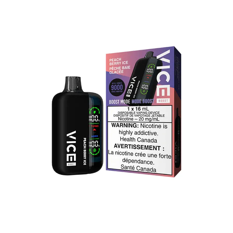 Peach Berry Ice - Vice Boost 9000 Disposable