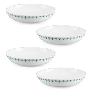 Peacock 24cm Large Bowl (Set of 4)