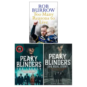 Peaky Blinders: The Real Story & The Legacy, Too Many Reasons to Live 3 Books Collection Set