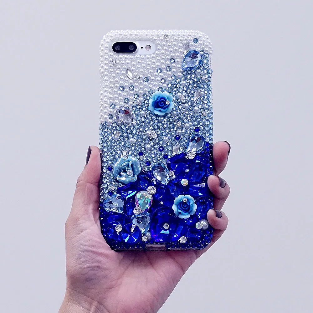 Pearls with Deep Blue Design (style 729)