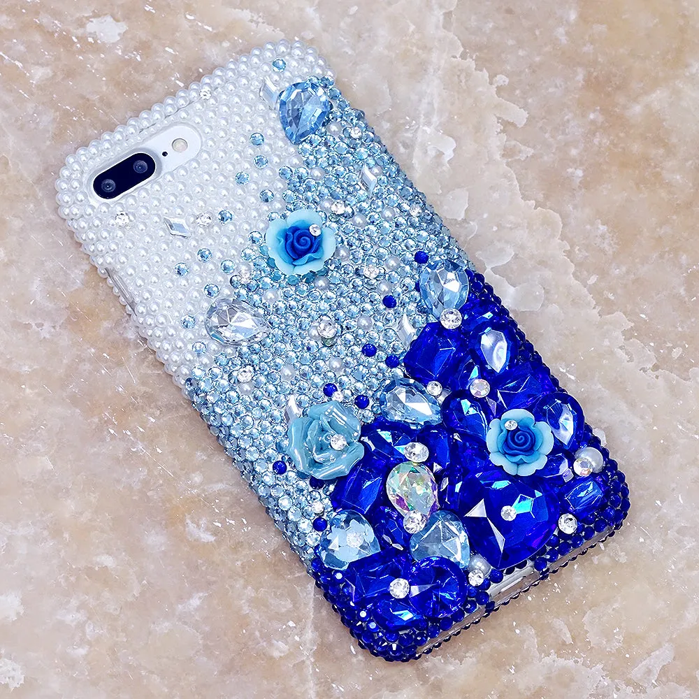 Pearls with Deep Blue Design (style 729)