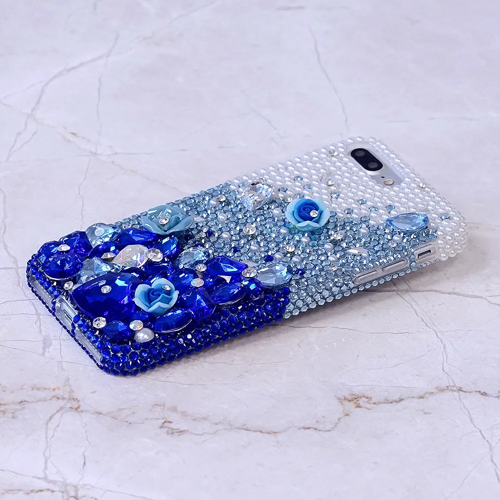 Pearls with Deep Blue Design (style 729)