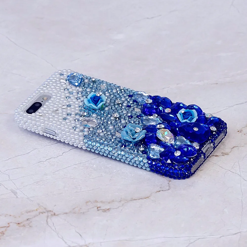 Pearls with Deep Blue Design (style 729)