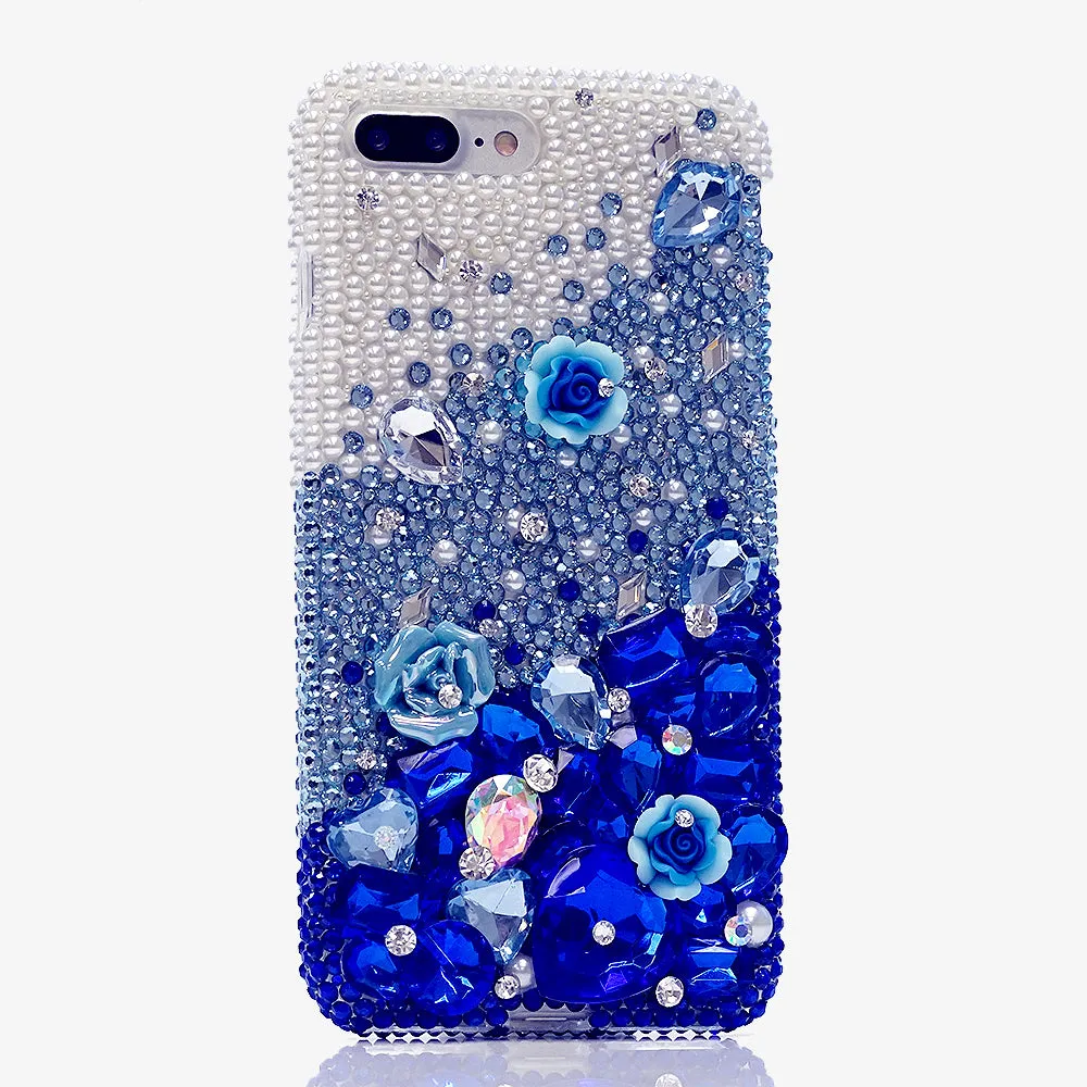 Pearls with Deep Blue Design (style 729)