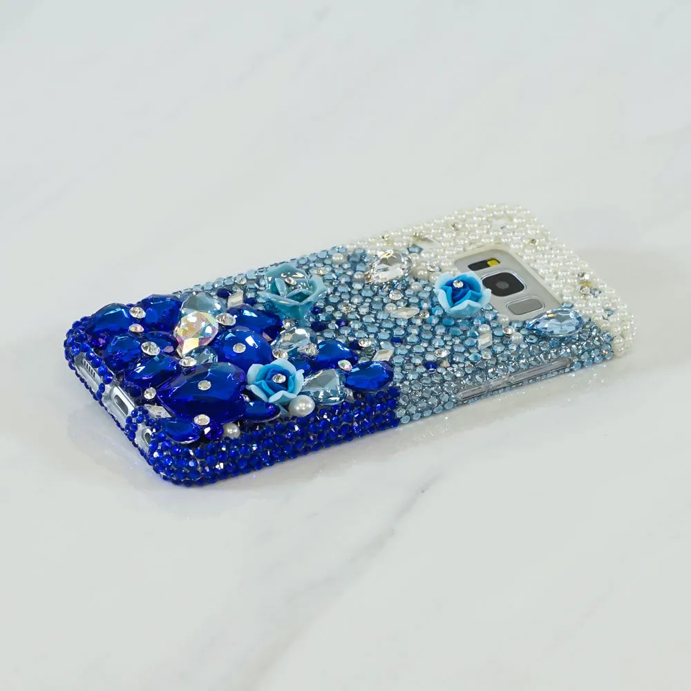 Pearls with Deep Blue Design (style 729)