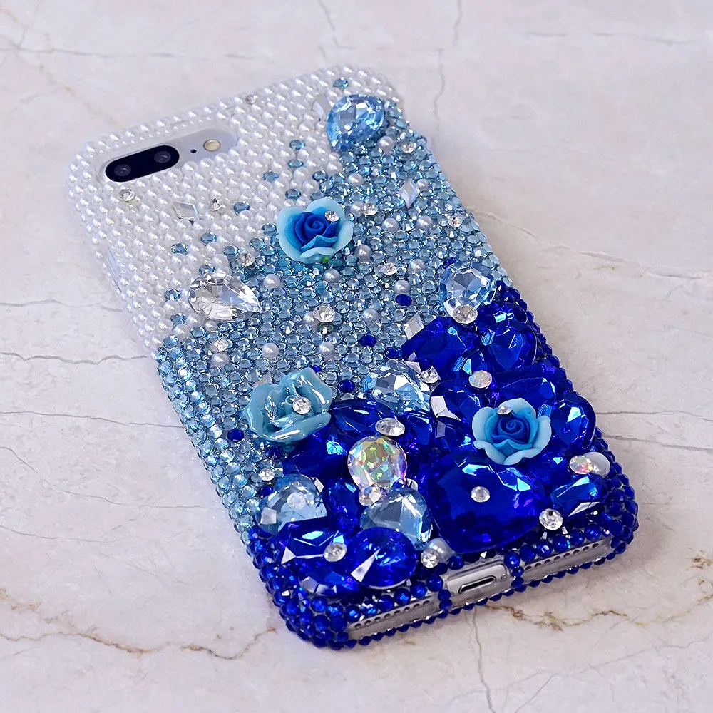 Pearls with Deep Blue Design (style 729)
