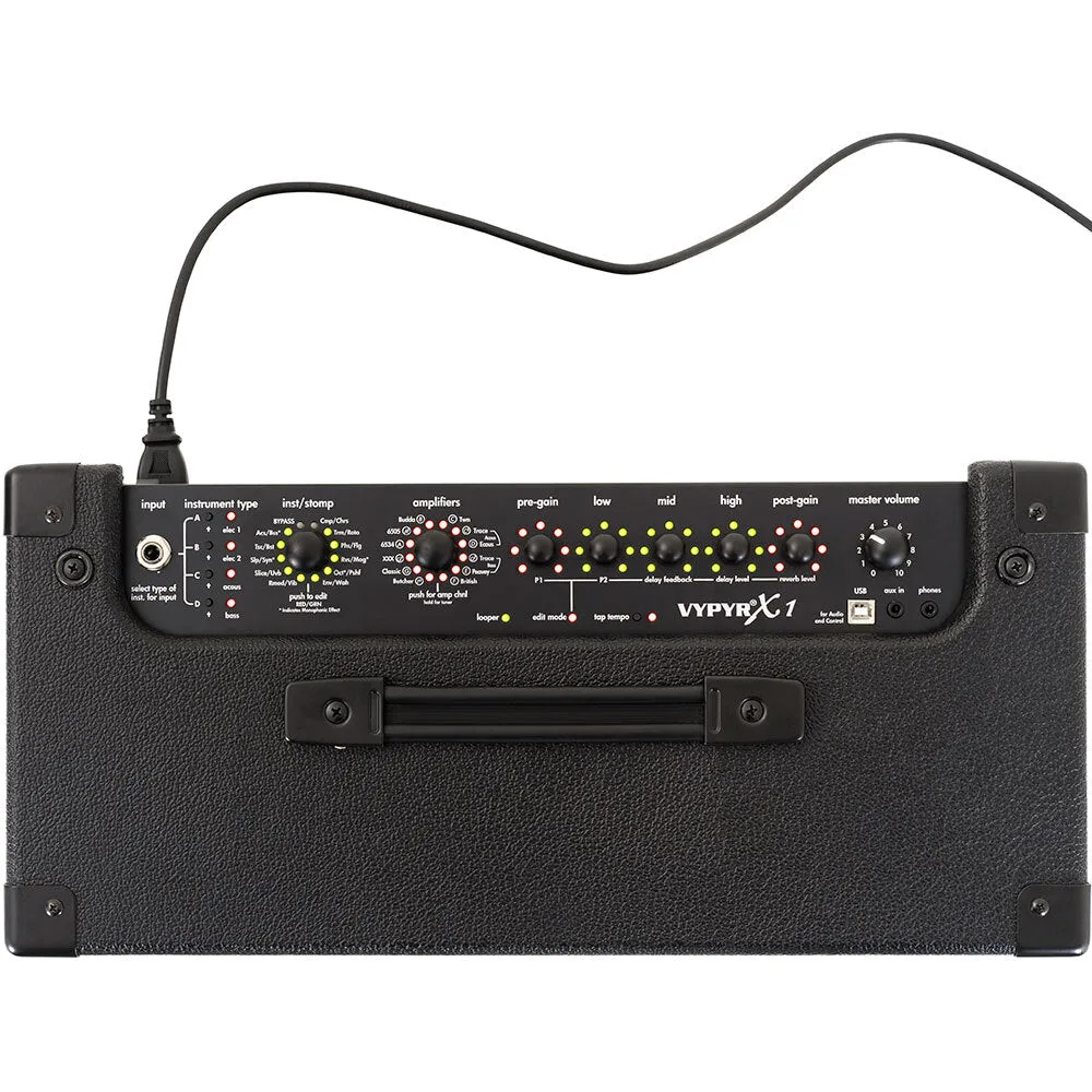 Peavey Vypyr X-Series "X1" Modeling Guitar Amp Combo 30-Watt 1x8"