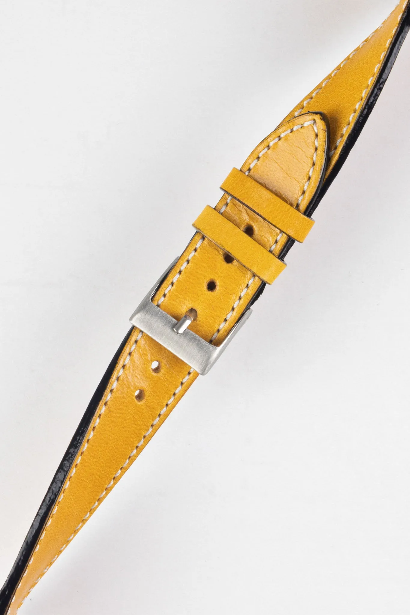 Pebro VIBRANT Genuine Leather Watch Strap in HONEY