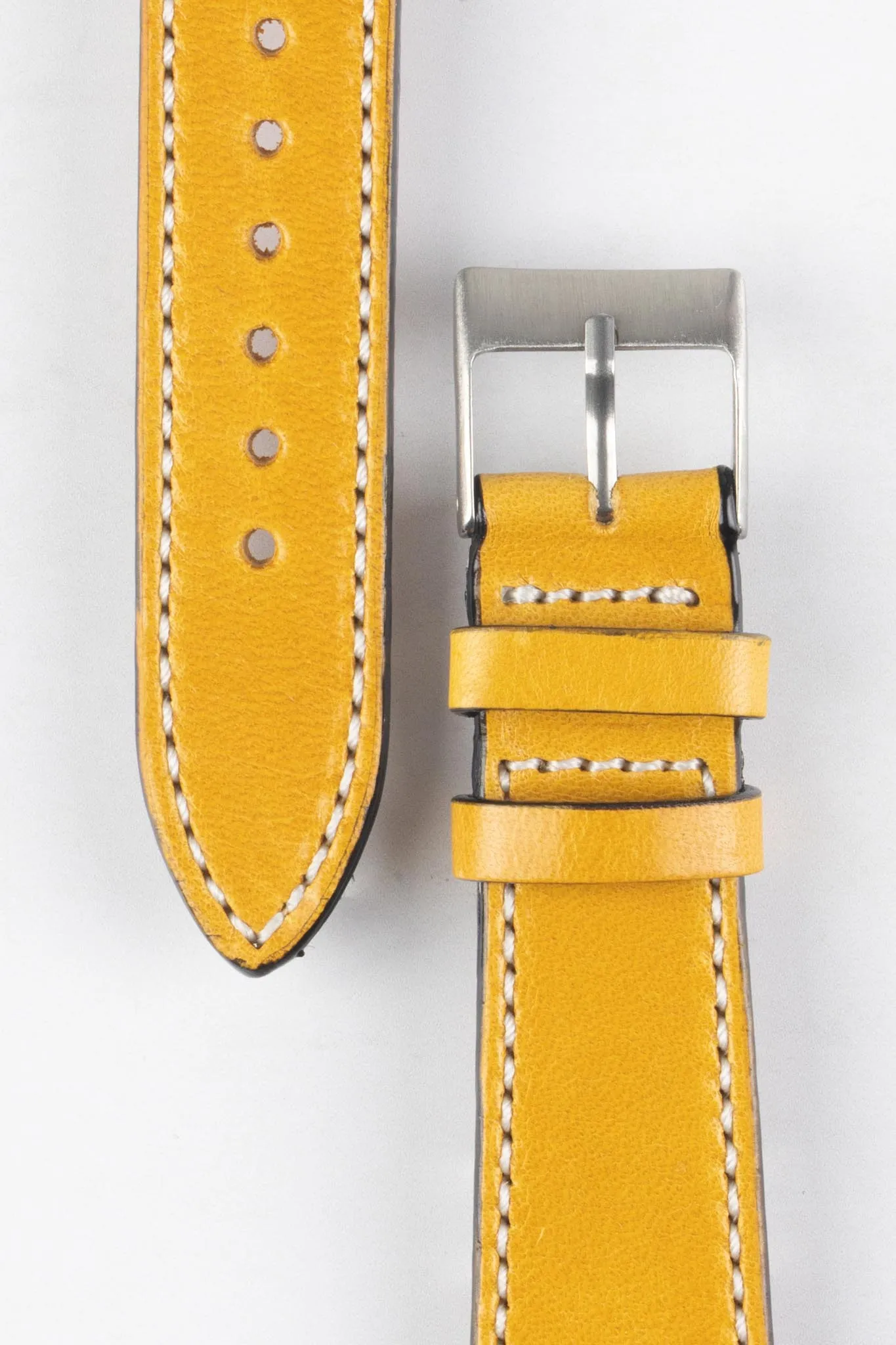 Pebro VIBRANT Genuine Leather Watch Strap in HONEY