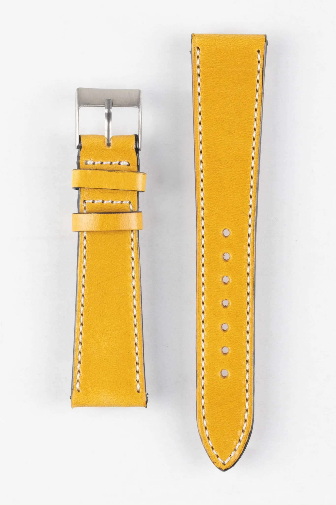Pebro VIBRANT Genuine Leather Watch Strap in HONEY