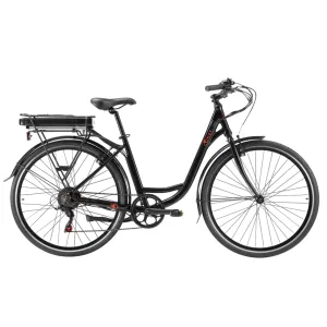 Pedal Comet Electric Cruiser Bike 374Wh Battery Black/Orange