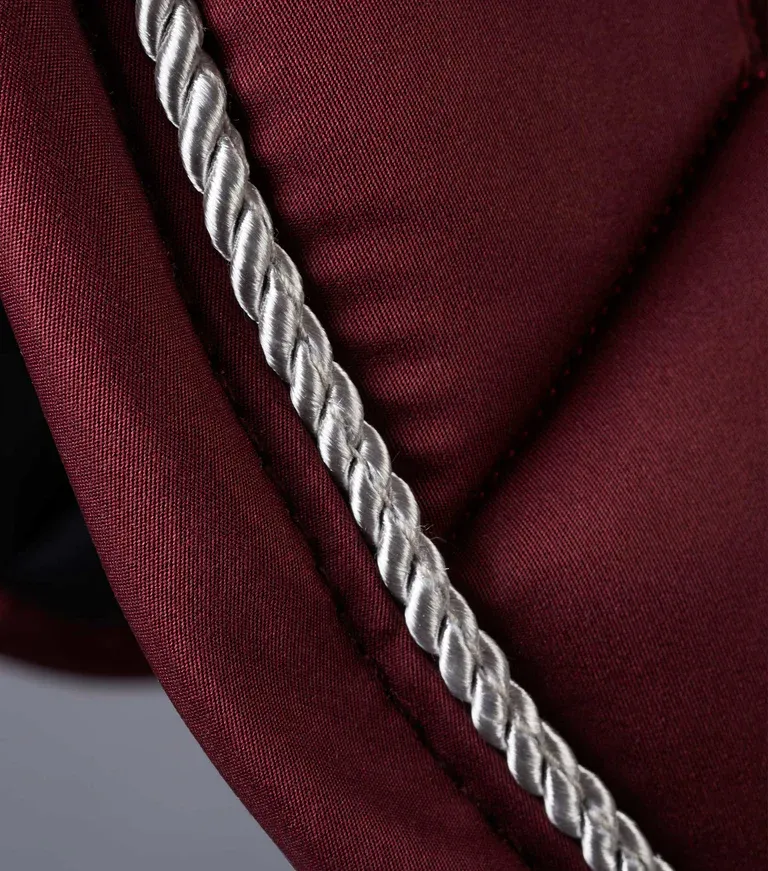 PEI Saltare Luxury Close Contact Saddle Pad - Burgundy