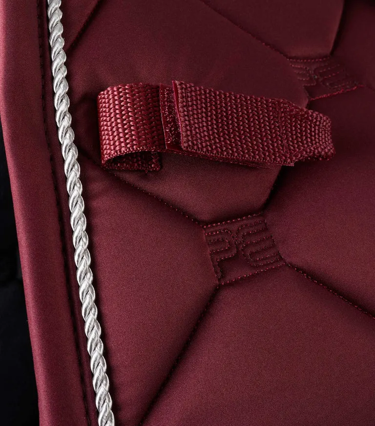 PEI Saltare Luxury Close Contact Saddle Pad - Burgundy
