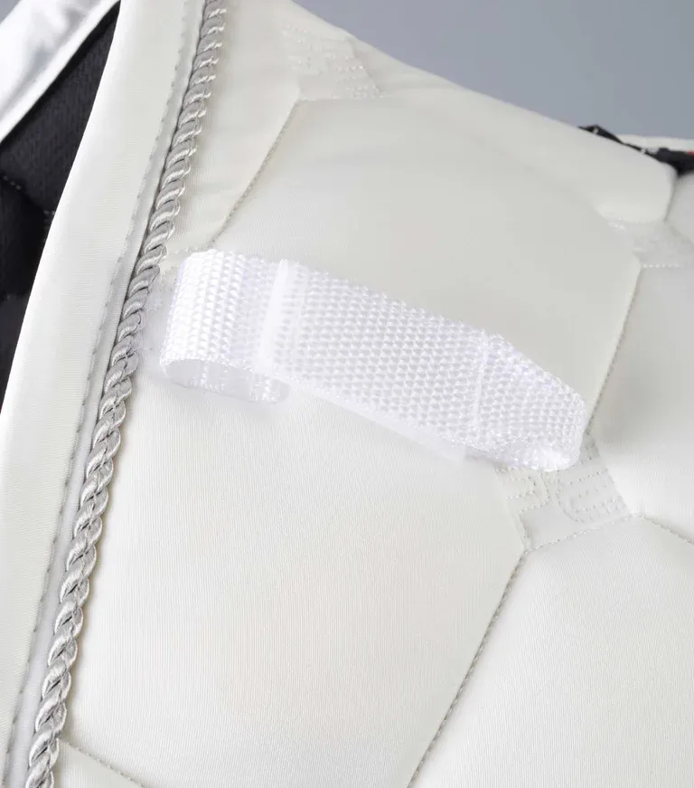 PEI Saltare Luxury Close Contact Saddle Pad - White